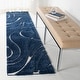 preview thumbnail 96 of 213, SAFAVIEH Florida Shag Sigtraud Abstract Waves 1.2-inch Thick Rug 2'3" x 11' Runner - Navy/Ivory - Runner