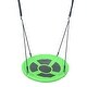 preview thumbnail 5 of 7, 6 in 1 Outdoor Playground Metal Saucer Swing Set with Mini Slide