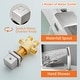 preview thumbnail 7 of 10, Waterfall Deck Mount Tub Faucet With Handheld Shower Brass Roman Bathtub Faucet Modern Tub Filler With Sprayer