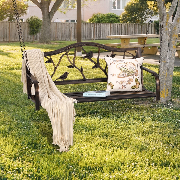 Cast iron shop swing seat