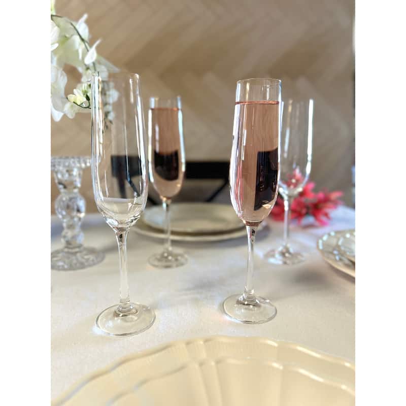 Christopher Knight Champagne Glasses Set of 4