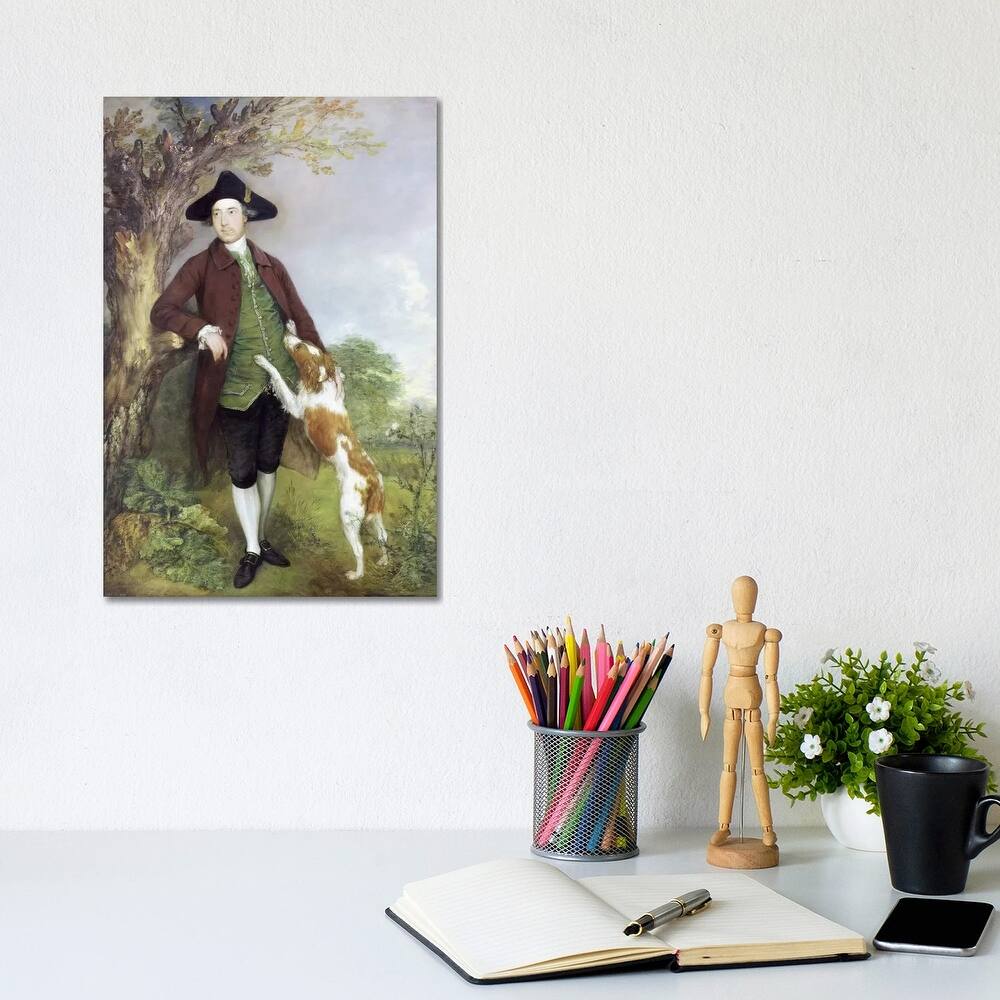 iCanvas "Portrait of George Venables Vernon, 2nd Lord Vernon, 1767" by Thomas Gainsborough Canvas Print