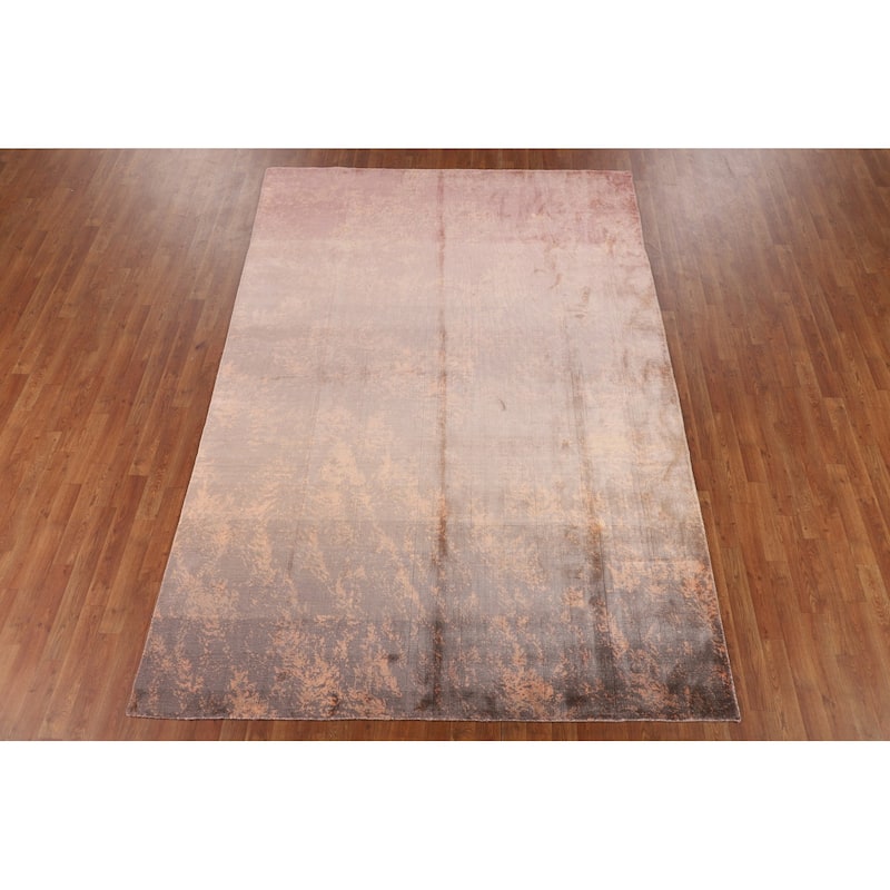All-Over Abstract Modern Area Rug Handmade Wool Carpet - 6'8" X 9'8"