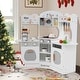 preview thumbnail 4 of 28, Honeyjoy Corner Kitchen Playset with Coffee Machine Oven Microwave - See Details