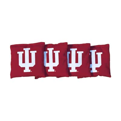Indiana Hoosiers Red Cornhole Bags