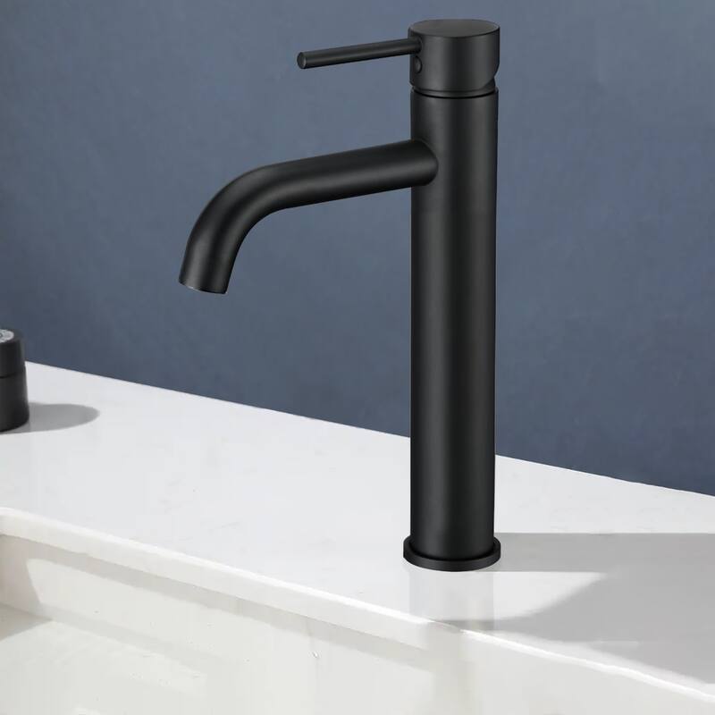 Topcraft Stainless Steel 6.7/12.2 Single Handle Single Hole Bathroom Sink Faucet