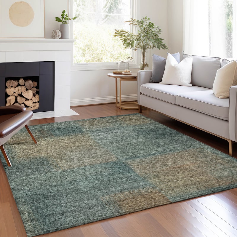 Machine Washable Indoor/ Outdoor Chantille Ombre Rug