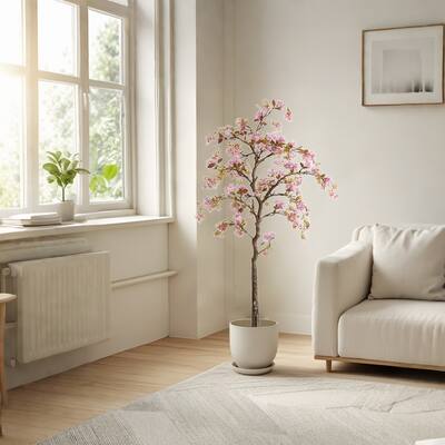 Artificial Fake Begonia Flower Tree for Home Decoration