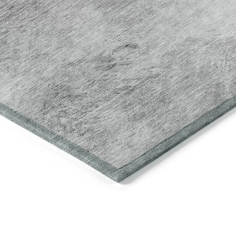Machine Washable Indoor/ Outdoor Chantille Abstract Watercolor Rug