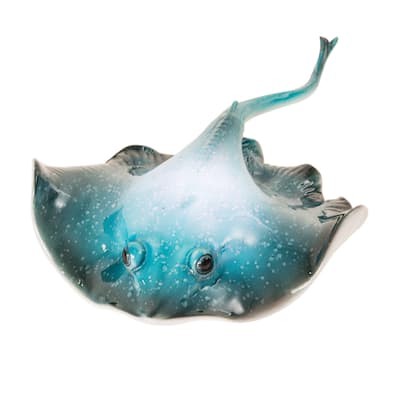 Stingray with Led Figurine - Blue