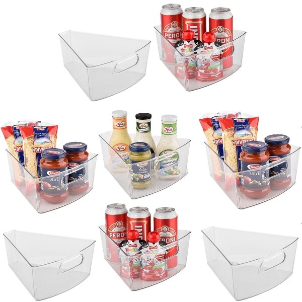 Sorbus Wedge Storage Bin Organizer - Thumbnail 4