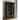 Signature Design by Ashley Chadworth Black/Brown Curio - 46.38" W x 18.13" D x 74" H