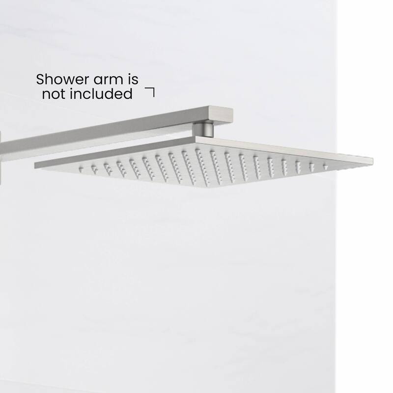 Cube 10" Metal Thin Profile Rain Shower Head 1.75 GPM