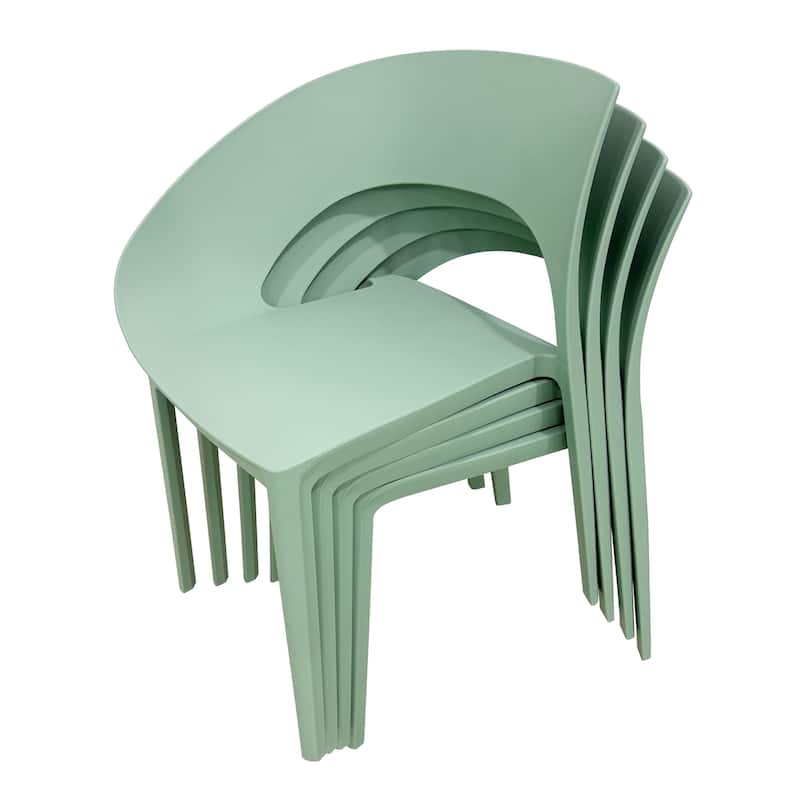 4-Pack Modern Polypropylene Chairs