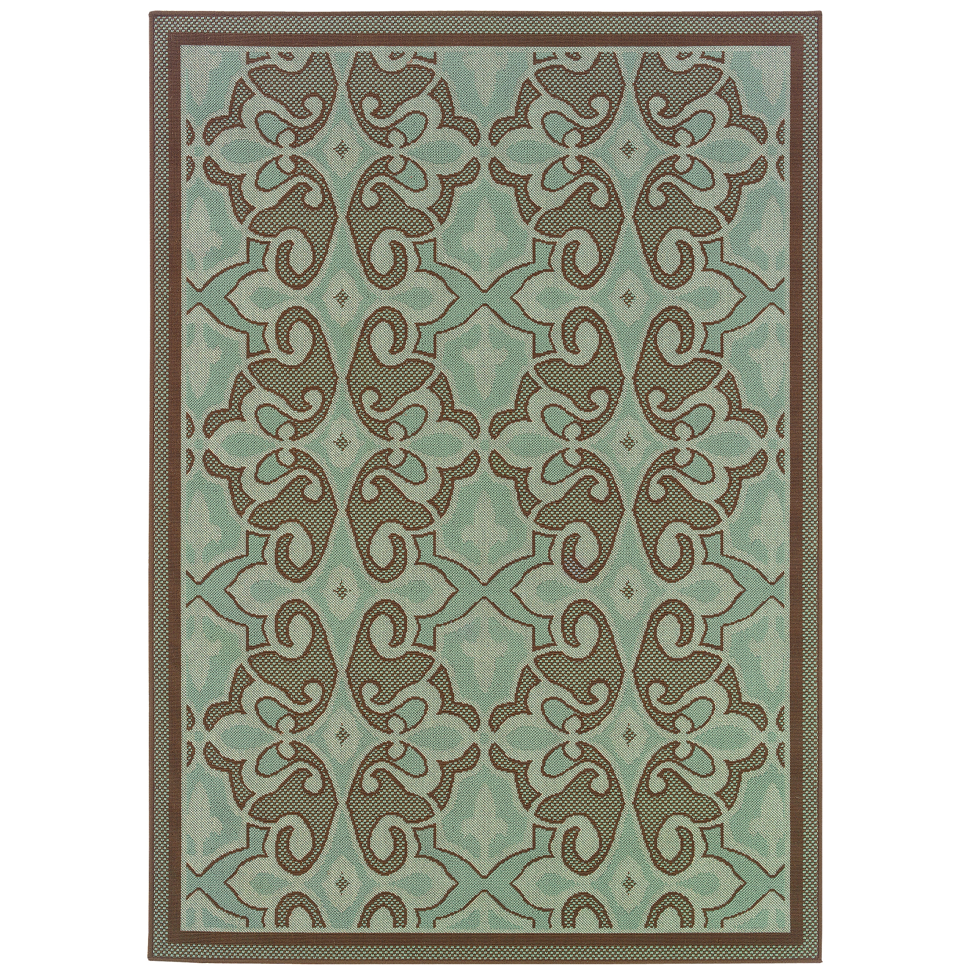 Vista Home Malta Porch Traditions Indoor/ Outdoor Loop Pile Area Rug