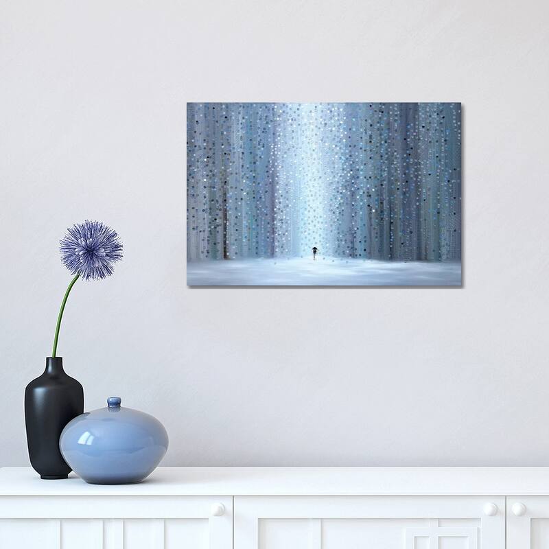 iCanvas "Rainy Stroll" by Ekaterina Ermilkina Canvas Print - 12x18x1.5