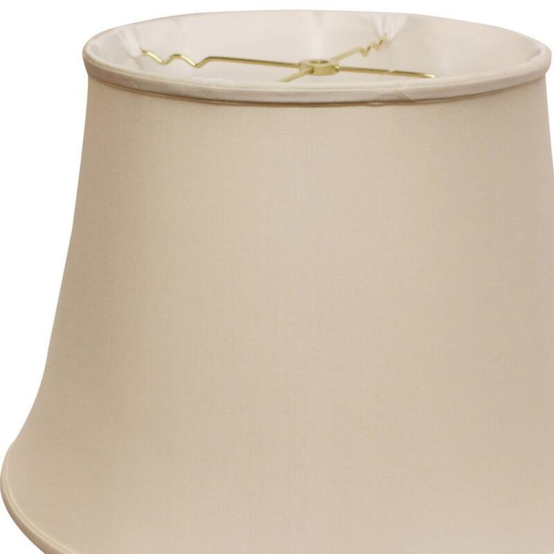 Bell Softback Lampshade with Washer Fitter, Champagne