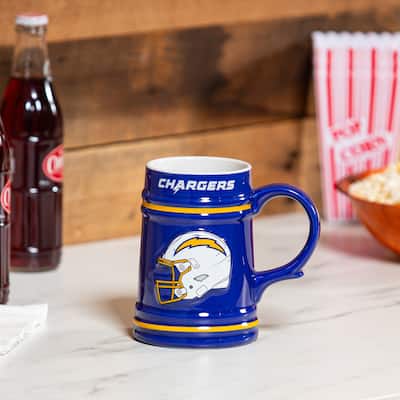 Los Angeles Chargers 24 oz Ceramic Stein Mug
