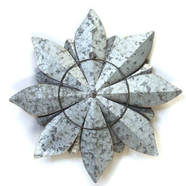 Shop Stratton Home Decor Handcrafted Layered Galvanized Metal