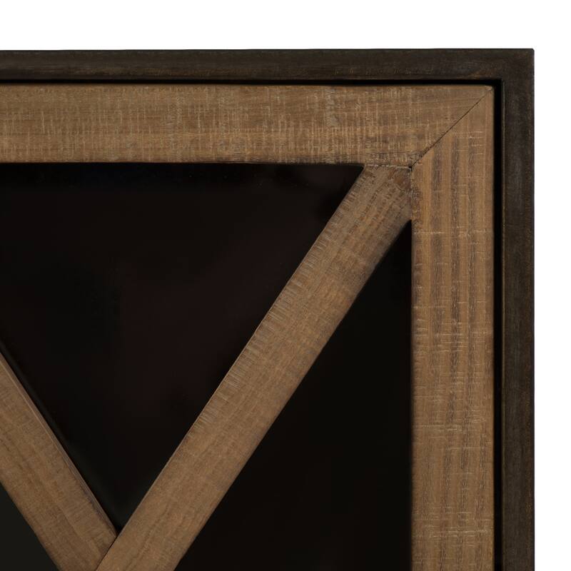 Kate and Laurel Mace Rustic Decorative Cabinet - 12x8x30