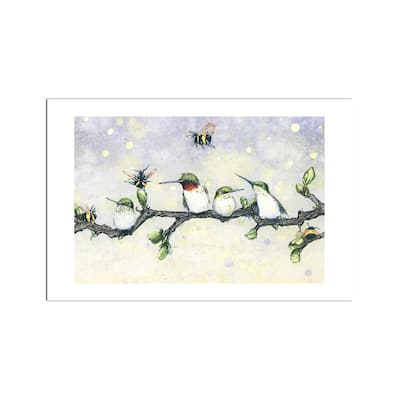 The Birds and the Bees Fine Art by Maggie Vandewalle - Multi