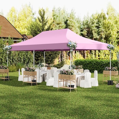 10x20 Pop Up Canopy Tent with 6 Sidewalls and Carry Bag Outdoor Use