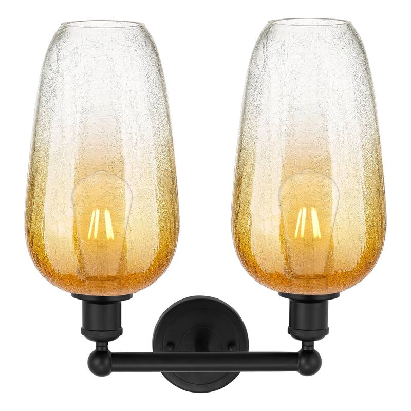 Innovations Lighting Endless Possibilities Edison - Brookhaven Flute - 2 Light 16" Bath Vanity Light