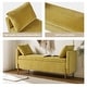 preview thumbnail 17 of 43, Angelus Modern 56''W Upholstered Flip Top Storage Bench withTwo Pillows and Arms by HULALA HOME