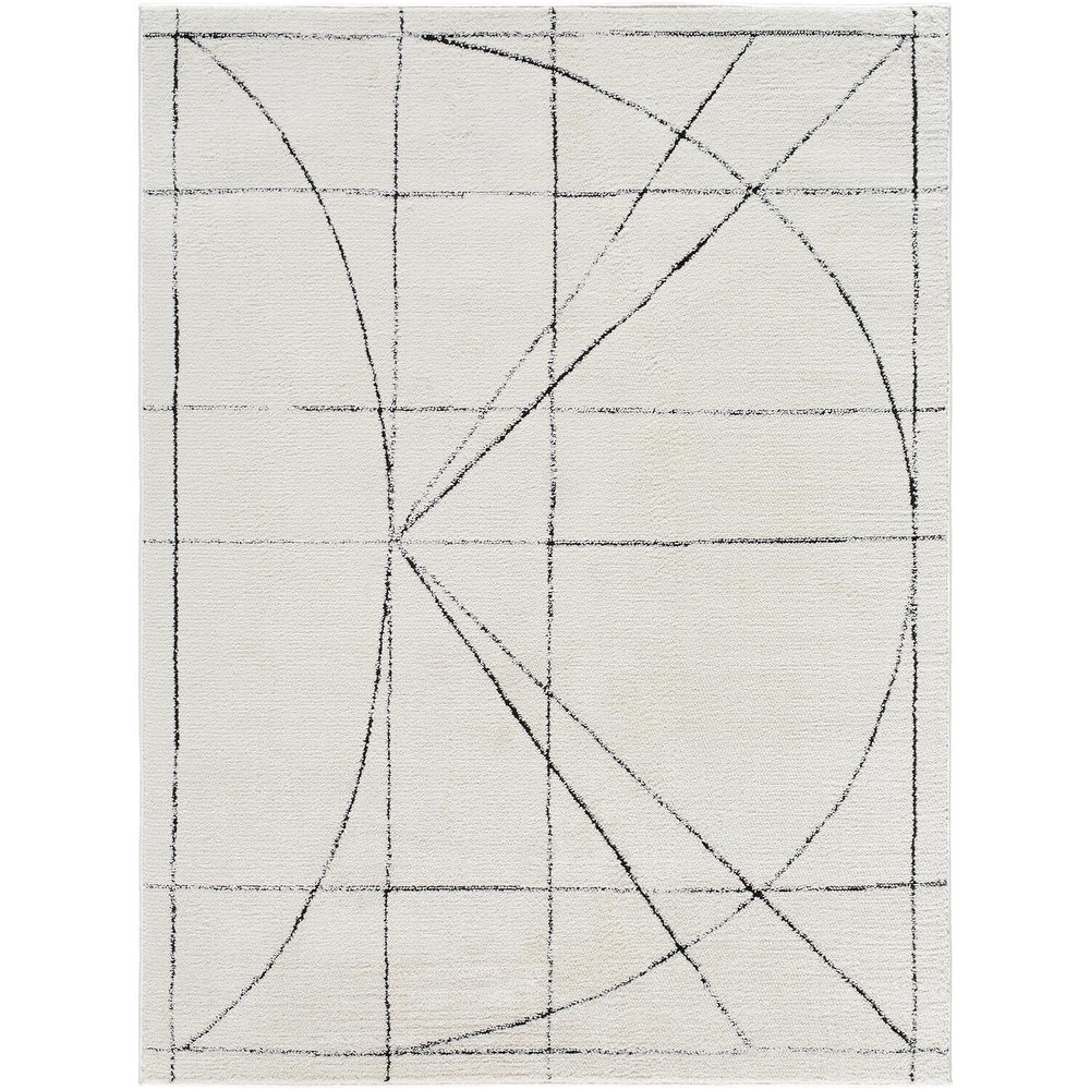 Galey Alix x Livabliss Architect V Modern Geometric Area Rug
