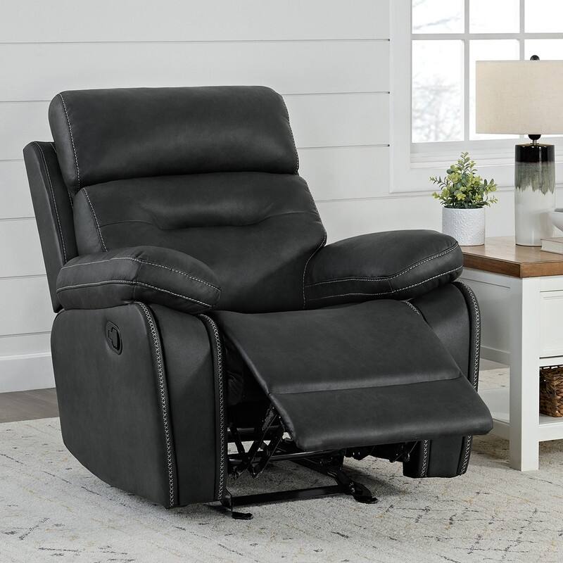 Spruce & Spring Lauren Manual Recliner Glider Rocker Chair for Living Room