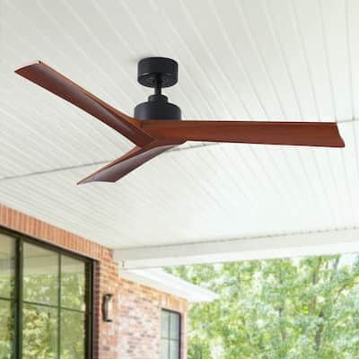 52" Black Lowe Profile Ceiling Fan without Light