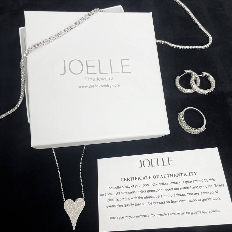 Joelle Collection Diamond Bar Stud Earrings - 14K White Gold Stud Earrings Available in White, Rose, Yellow Gold