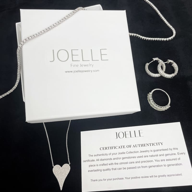 Joelle Collection Diamond Initial Ring for Her 14k Yellow Gold 1/10 ct TDW Women's Ring