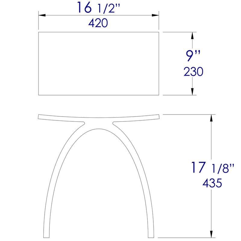 Black Matte Arched Solid Surface Resin Bathroom / Shower Stool