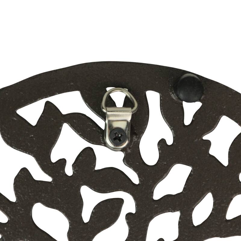 Cast Iron Tree Of Life Trivet Gold Finish, 7.75", Heat-Resistant, - 7.75 X 7.75 X 0.75 inches
