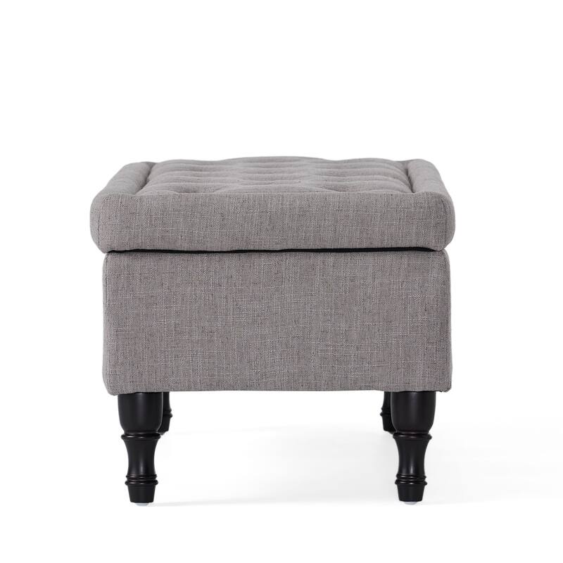 Chantelle Fabric Storage Ottoman by Christopher Knight Home