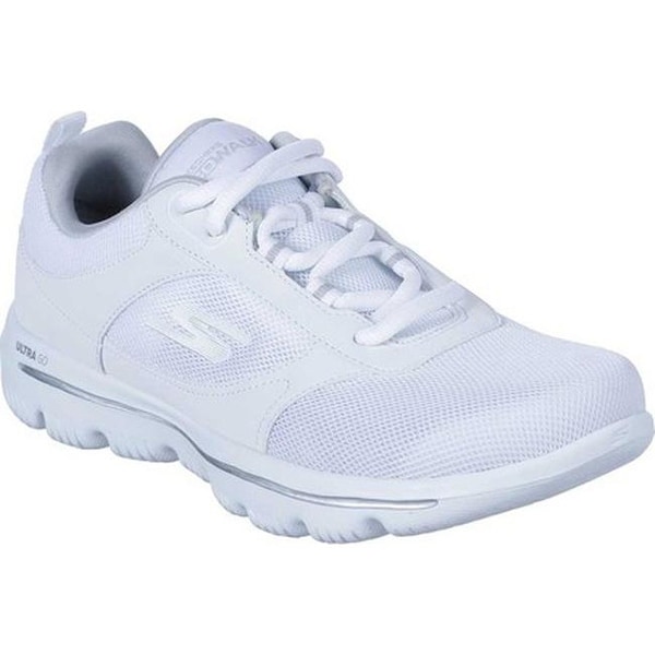 skechers ultra go womens silver