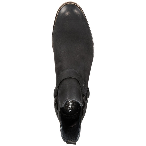 mens round toe harness boots