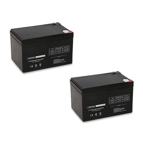Replacement AGM SLA Battery 12V-12Ah 2-Pack Replacement AGM SLA Battery