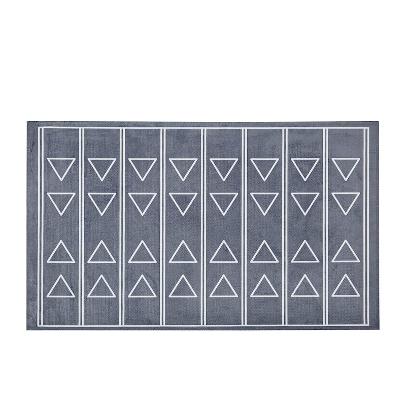 Indoor Door Mat, Front Back Outdoor Mat Rubber Backing, Low-Profile Entrance Rugs, Absorbent Resist Dirt Doormats Inside Doormat