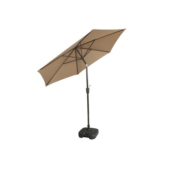 Shop Black Friday Deals On 9 Ft Patio Outdoor Garden Table Umbrella With Tilt Crank No Base Overstock 31768544