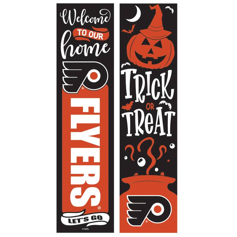 47" Double Sided Seasonal Porch Leaner, Philadelphia Flyers - 47" x 11.25"