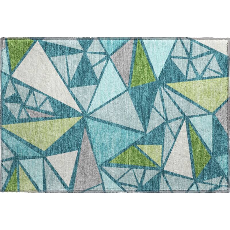 Premium Washable Super Soft Contemporary Mosaic Mayfield Rug