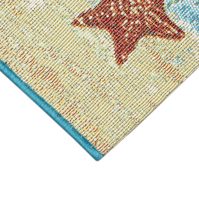 Liora Manne Esencia Coastal Ornaments Indoor/Outdoor Mat
