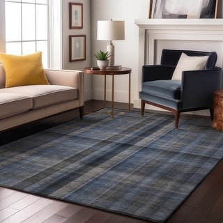 Premium Washable Super Soft Plaid Mayfield Rug