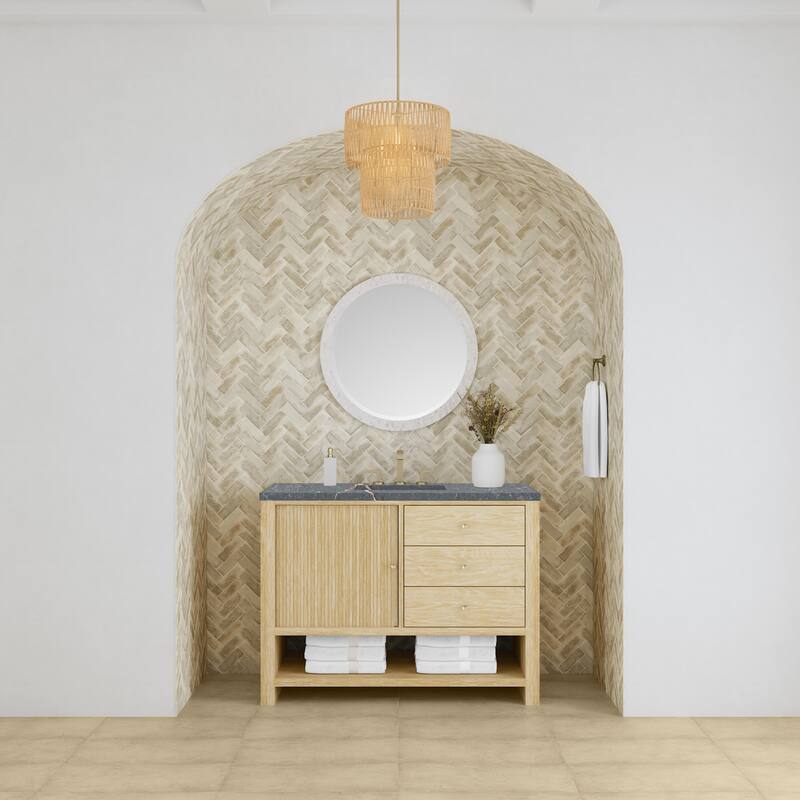 James Martin Vanities D404-V48-FPBL Marigot 48" Free Standing Single