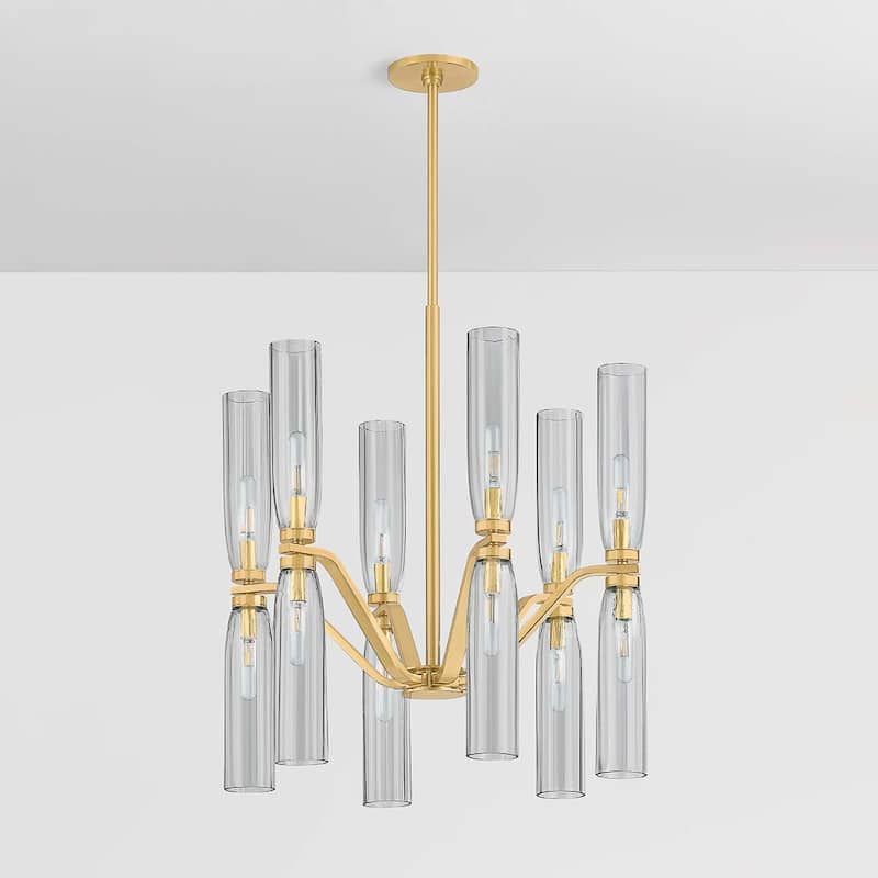 Hudson Valley Lighting 6813 Harpswell 12 Light 25" Wide Chandelier