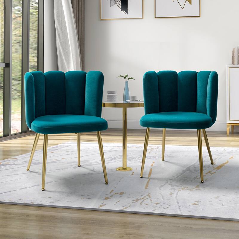 Anjela Side Chair with Tufted Back Set of 2