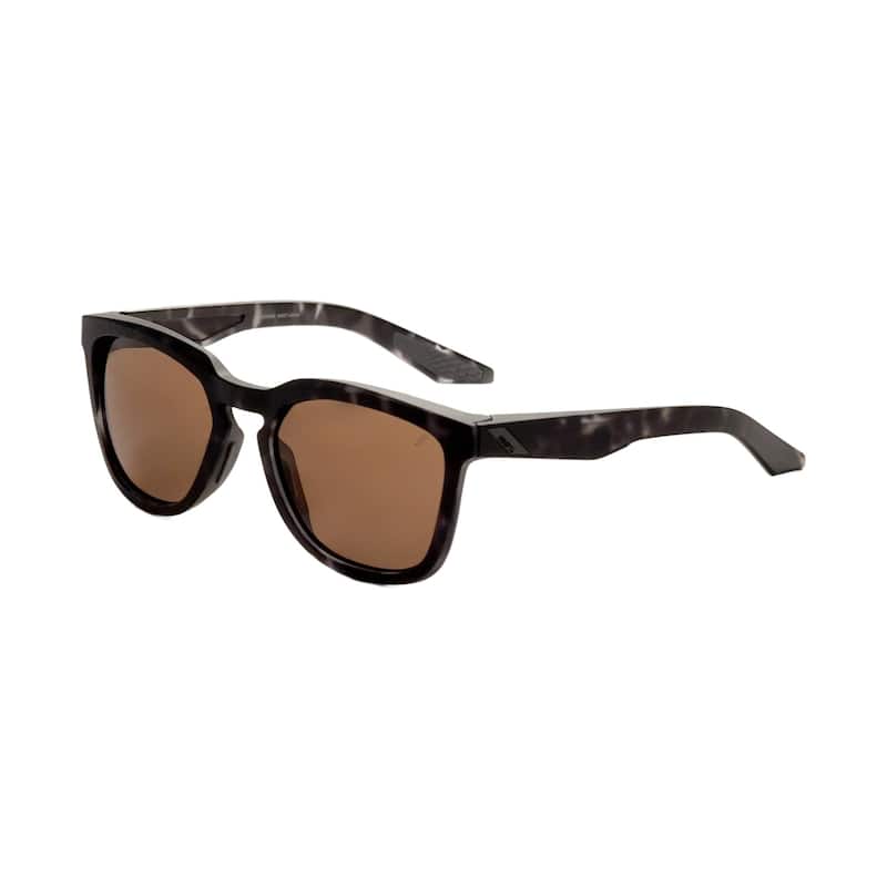 100 Percent Unisex Hudson 62mm Matte Black Havana Sunglasses 60027-00004