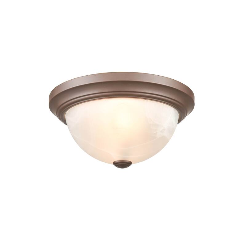 Millennium Lighting Metal 2 Light Flush Mount Ceiling Fixture in Multiple Finishes - N/A